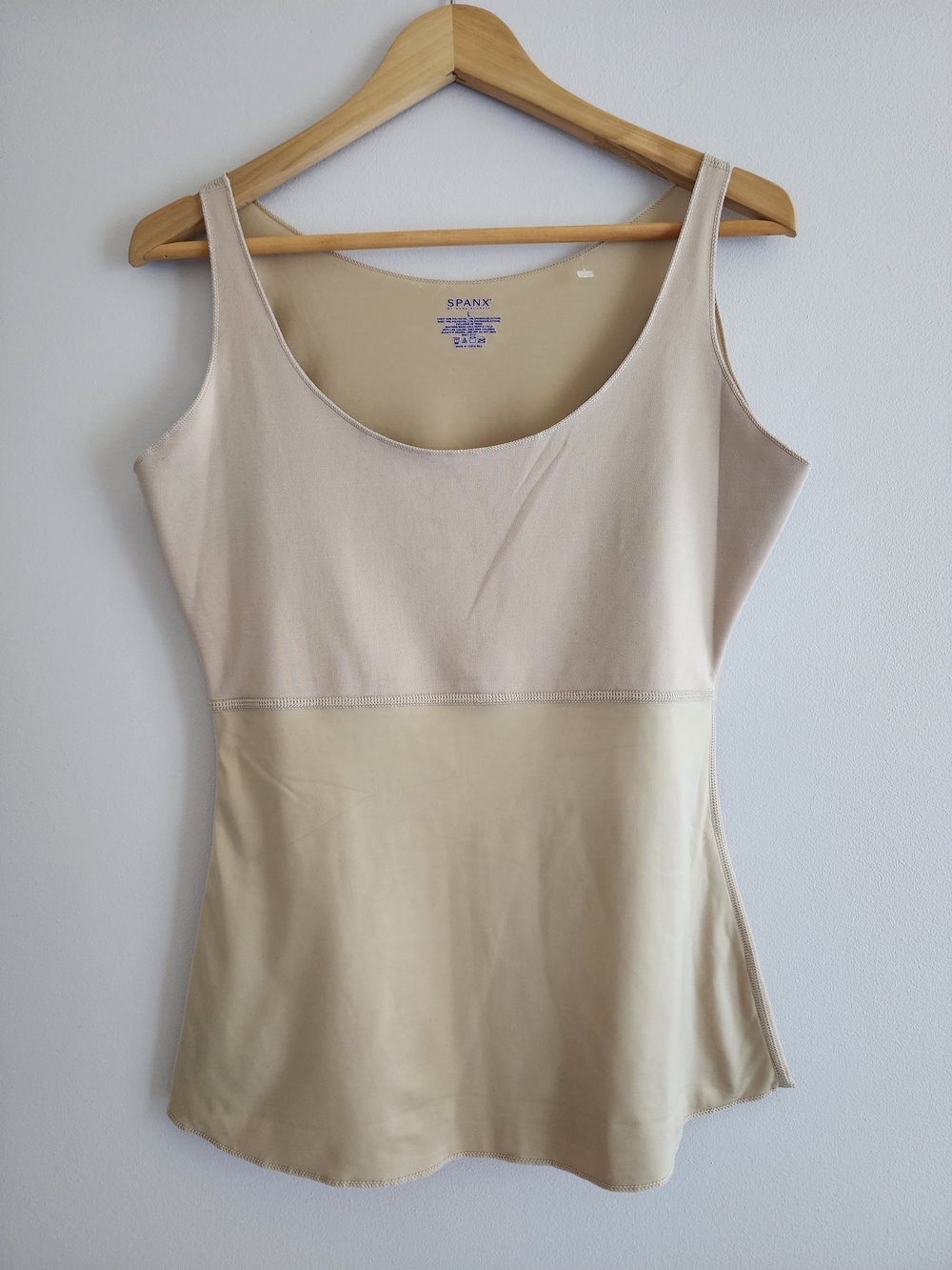 SPANX Thinstincts Targeted Shaping Tank Top Nude Beige Size L